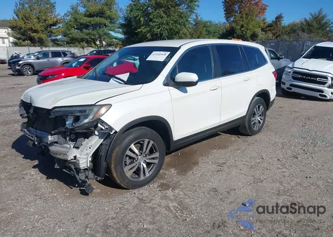 2017 Honda Pilot Ex из США, поврежденный, VIN 5FNYF6H45HB022312
